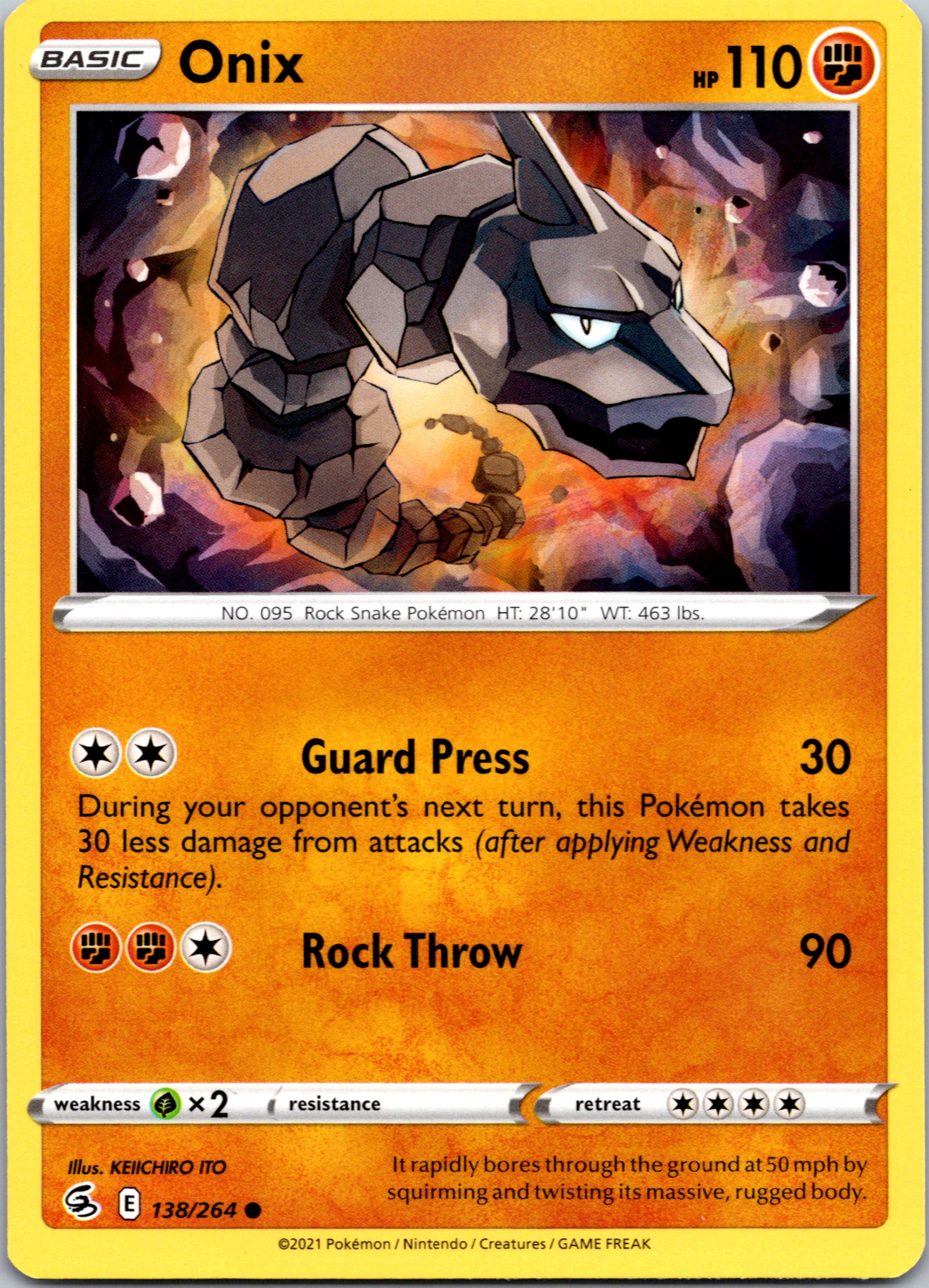 Onix (138/264) [Sword & Shield: Fusion Strike]