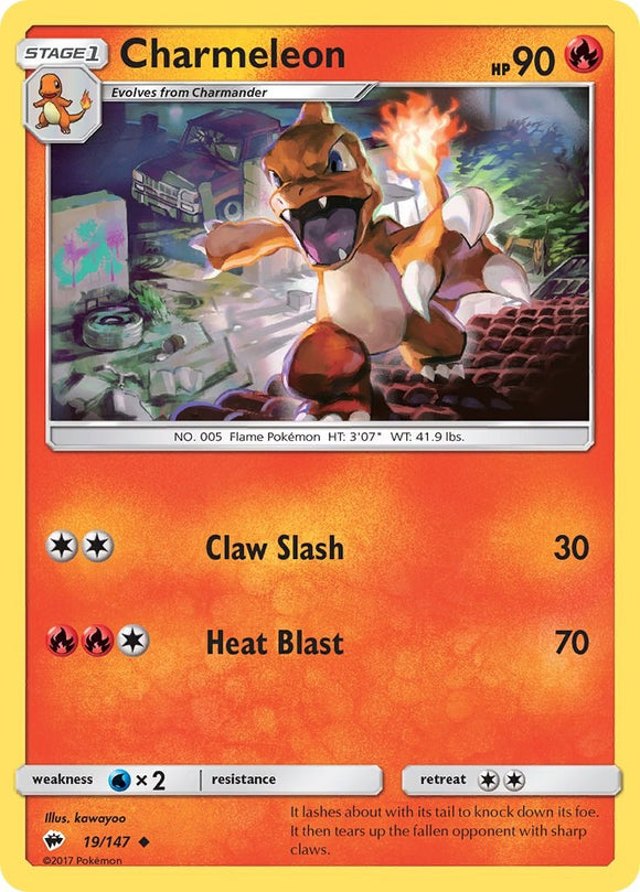 Charmeleon [19/147] [Burning Shadows] Reverse Holofoil