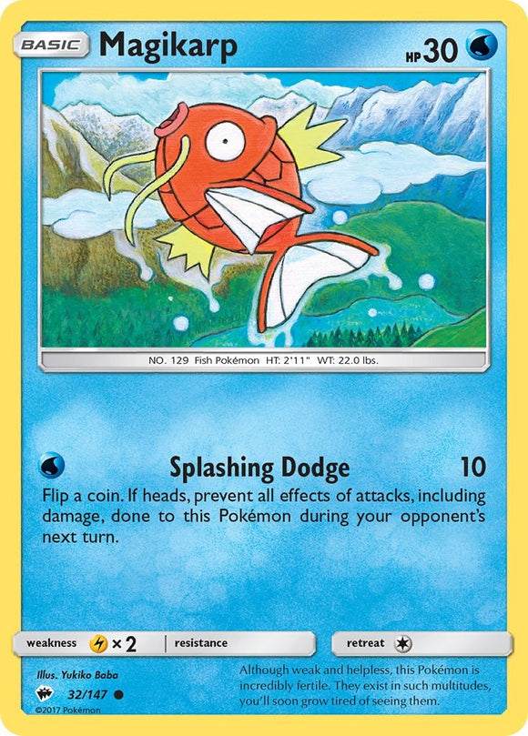 Magikarp [32/147] [Burning Shadows] Reverse Holofoil