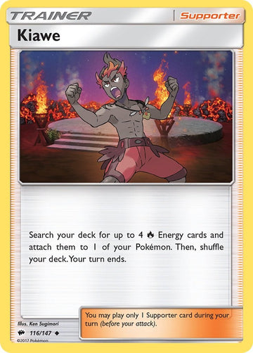 Kiawe [116/147] [Burning Shadows] Reverse Holofoil