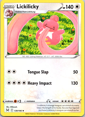 Lickilicky (139/196) [Sword & Shield: Lost Origin]