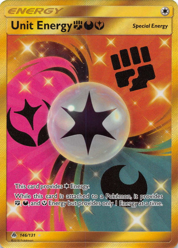 Unit Energy (146/131) (Fighting, Darkness, Fairy) [Sun & Moon: Forbidden Light]