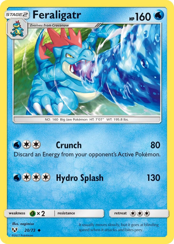 Feraligatr [20/73] [Shining Legends] Reverse Holofoil