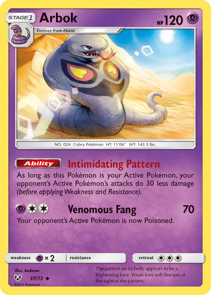 Arbok [37/73] [Shining Legends]