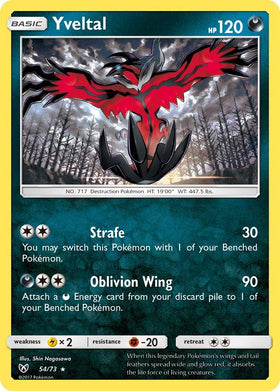 Yveltal [54/73] [Shining Legends] Reverse Holofoil