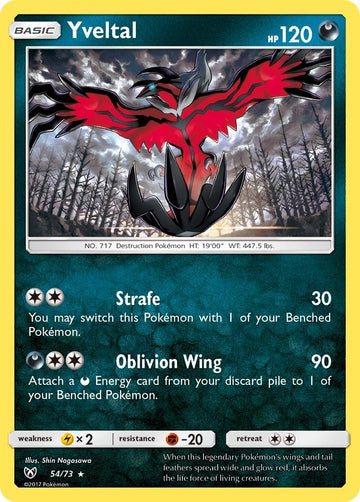 Yveltal [54/73] [Shining Legends] Reverse Holofoil