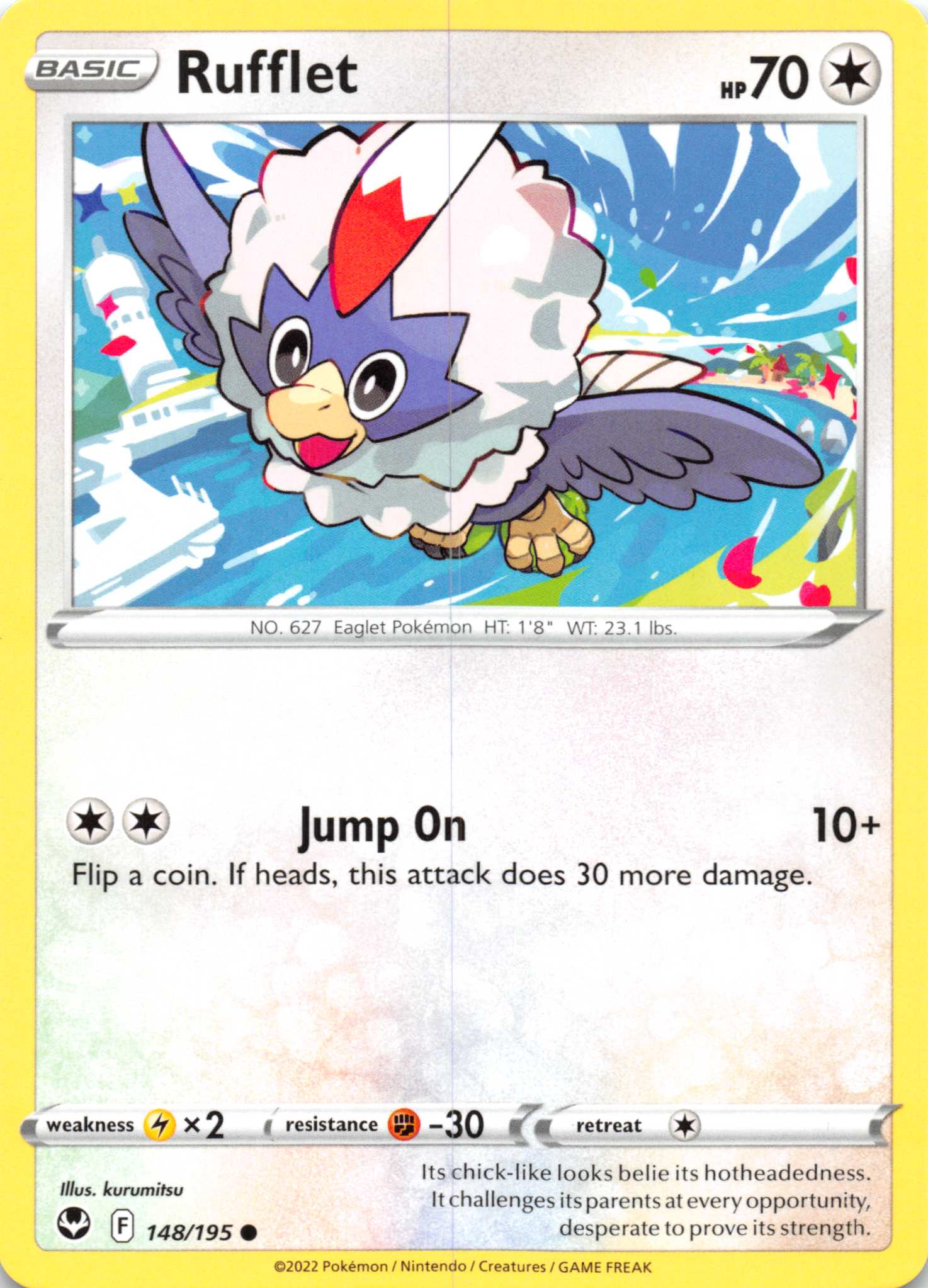 Rufflet (148/195) [Sword & Shield: Silver Tempest]