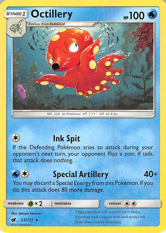 Octillery [23/111] [Crimson Invasion] Reverse Holofoil