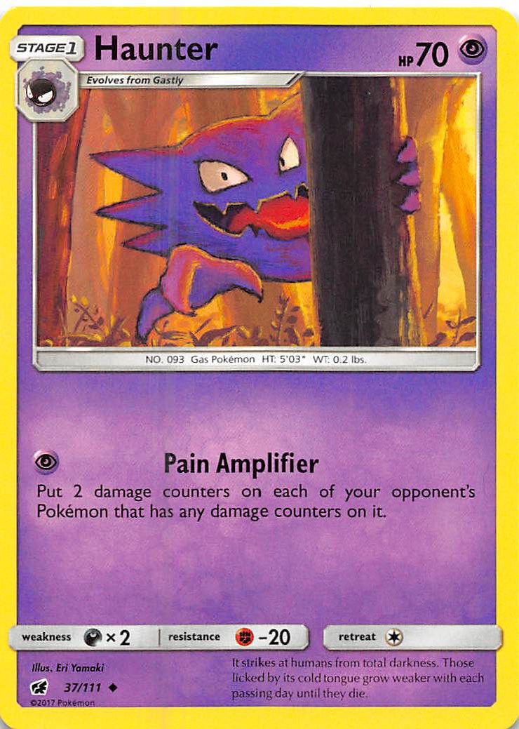 Haunter [37/111] [SM - Crimson Invasion] Reverse Holofoil