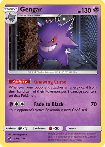 Gengar [38/111] [Crimson Invasion] Holofoil