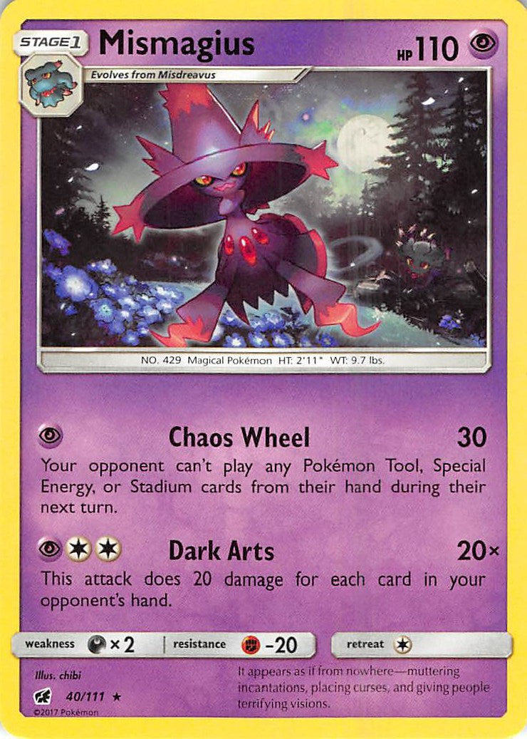 Mismagius [40/111] [SM - Crimson Invasion] Reverse Holofoil