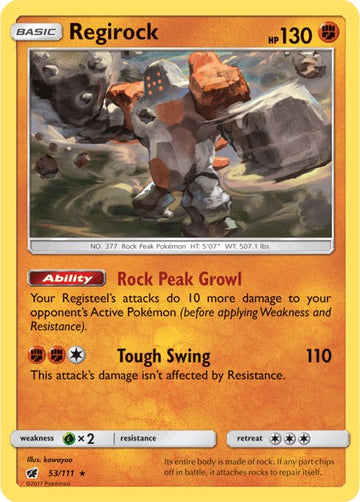 Regirock [53/111] [Crimson Invasion] Reverse Holofoil