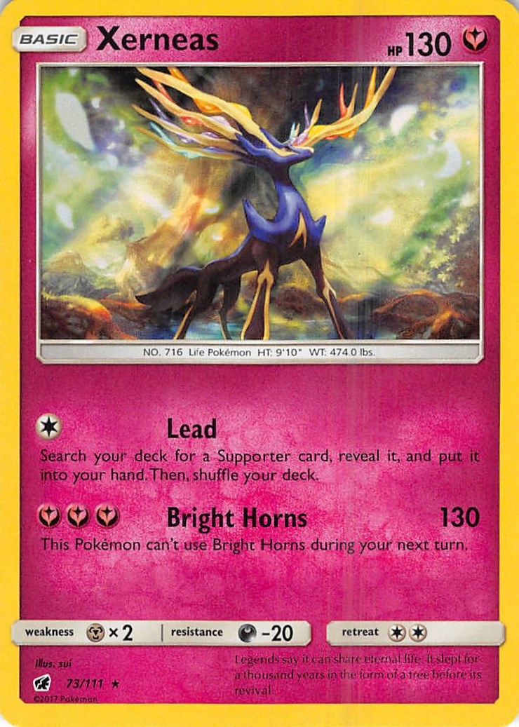 Xerneas [73/111] [SM - Crimson Invasion] Reverse Holofoil