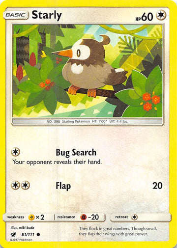 Starly [81/111] [Crimson Invasion] Reverse Holofoil