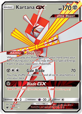 Kartana GX (Full Art) [106/111] [Crimson Invasion] Holofoil