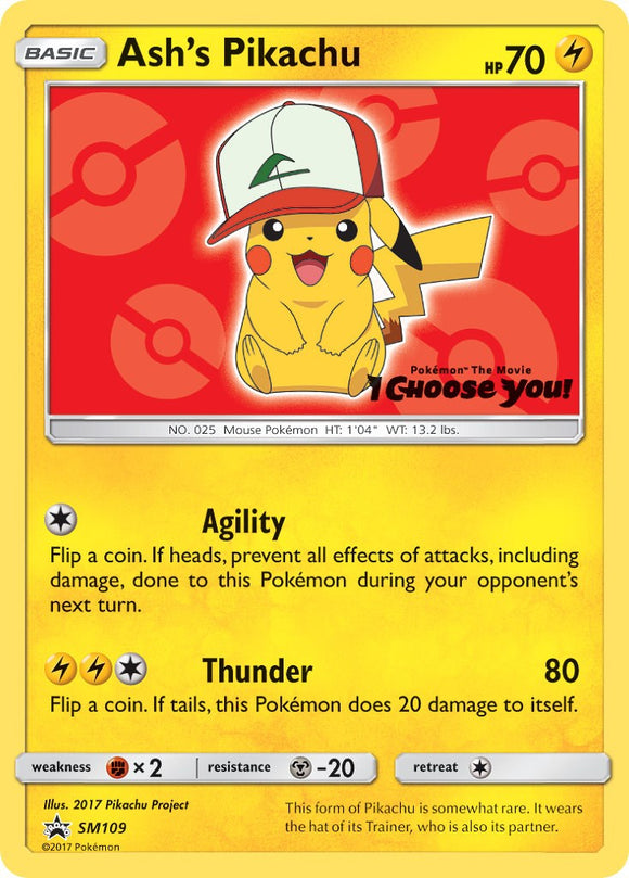 Ash's Pikachu - SM109 [SM109] [SM Promos]