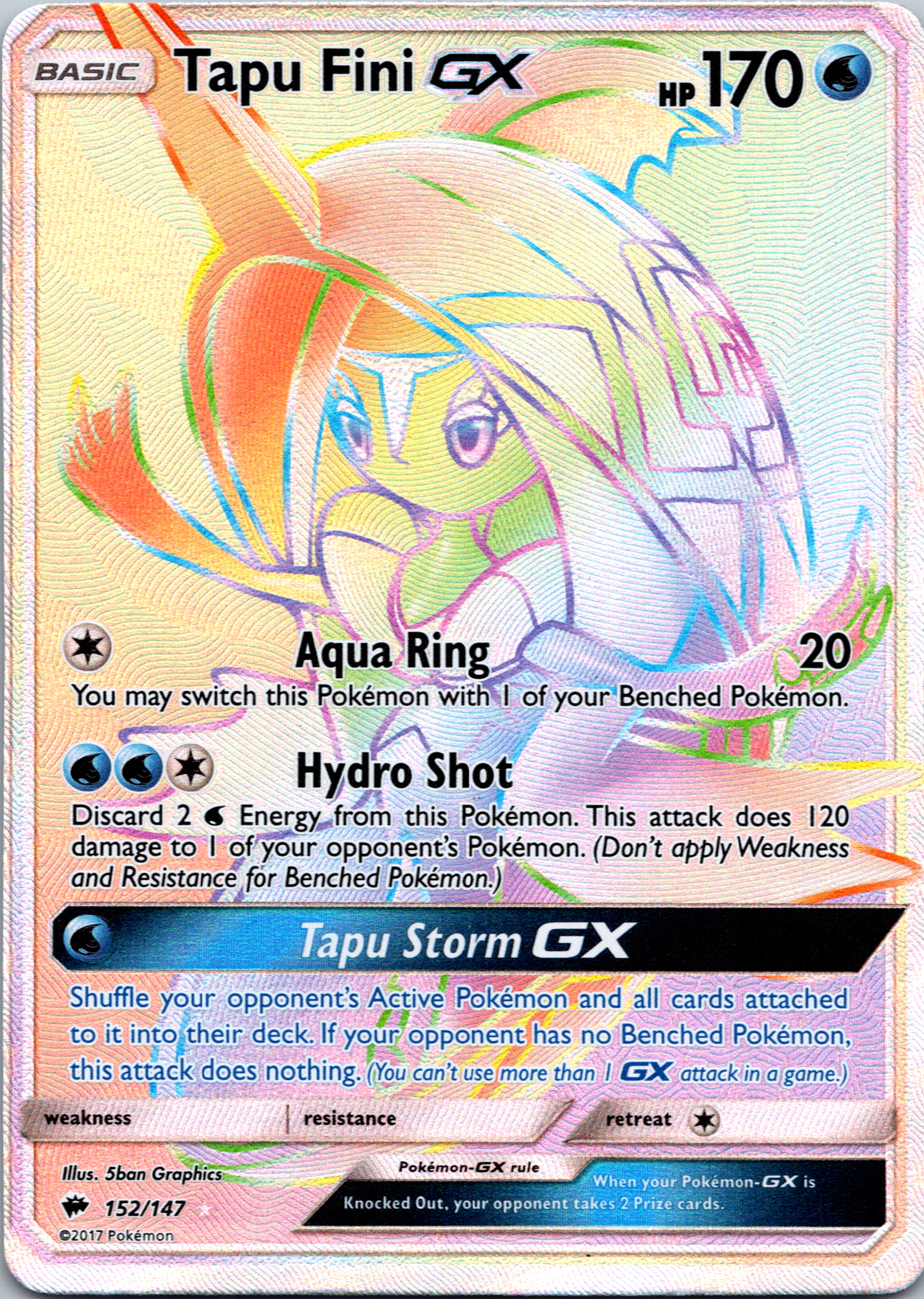 Tapu Fini GX (152/147) [Sun & Moon: Burning Shadows]