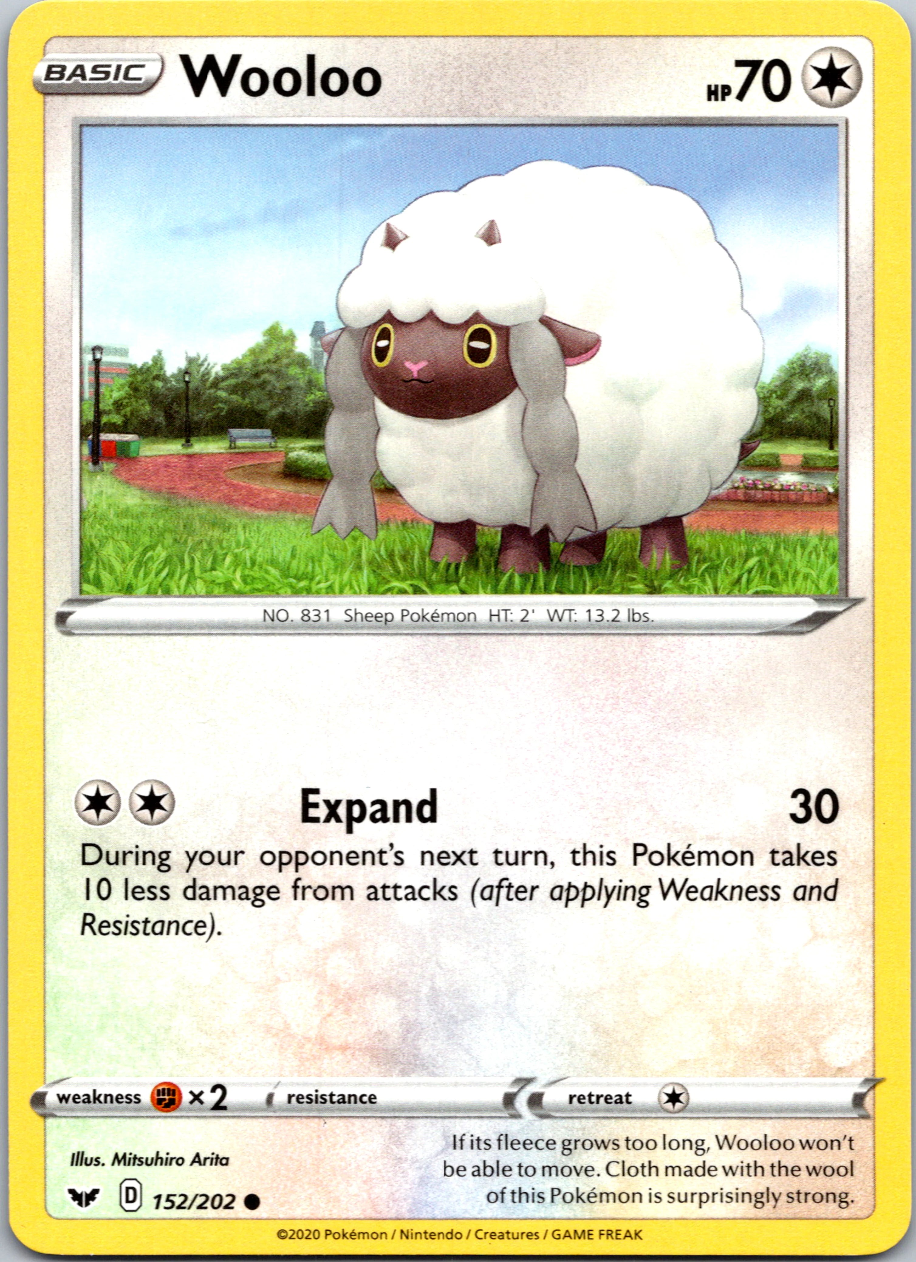 Wooloo (152/202) (152/202) [SWSH01: Sword & Shield Base Set]