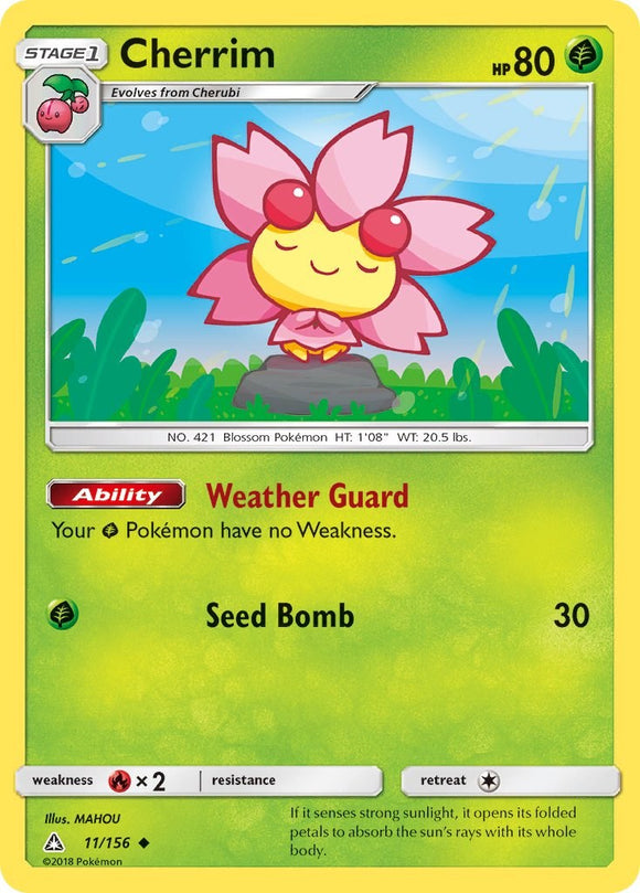 Cherrim [11/156] [Ultra Prism] Reverse Holofoil