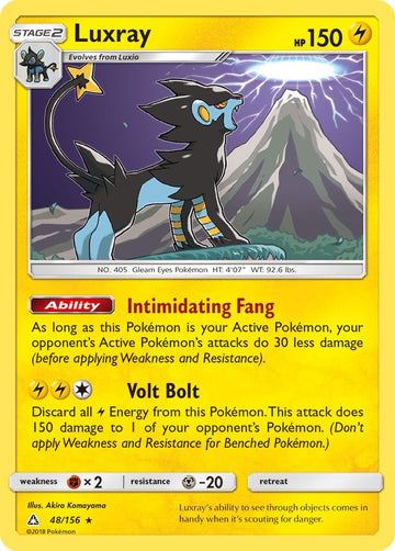 Luxray [48/156] [Ultra Prism] Reverse Holofoil