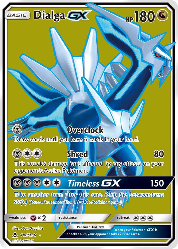 Dialga GX (Full Art) [146/156] [Ultra Prism] Holofoil