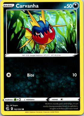 Carvanha (162/264) [Sword & Shield: Fusion Strike]