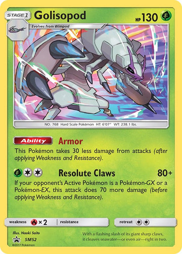 Golisopod - SM52 [SM52] [SM Promos] Holofoil