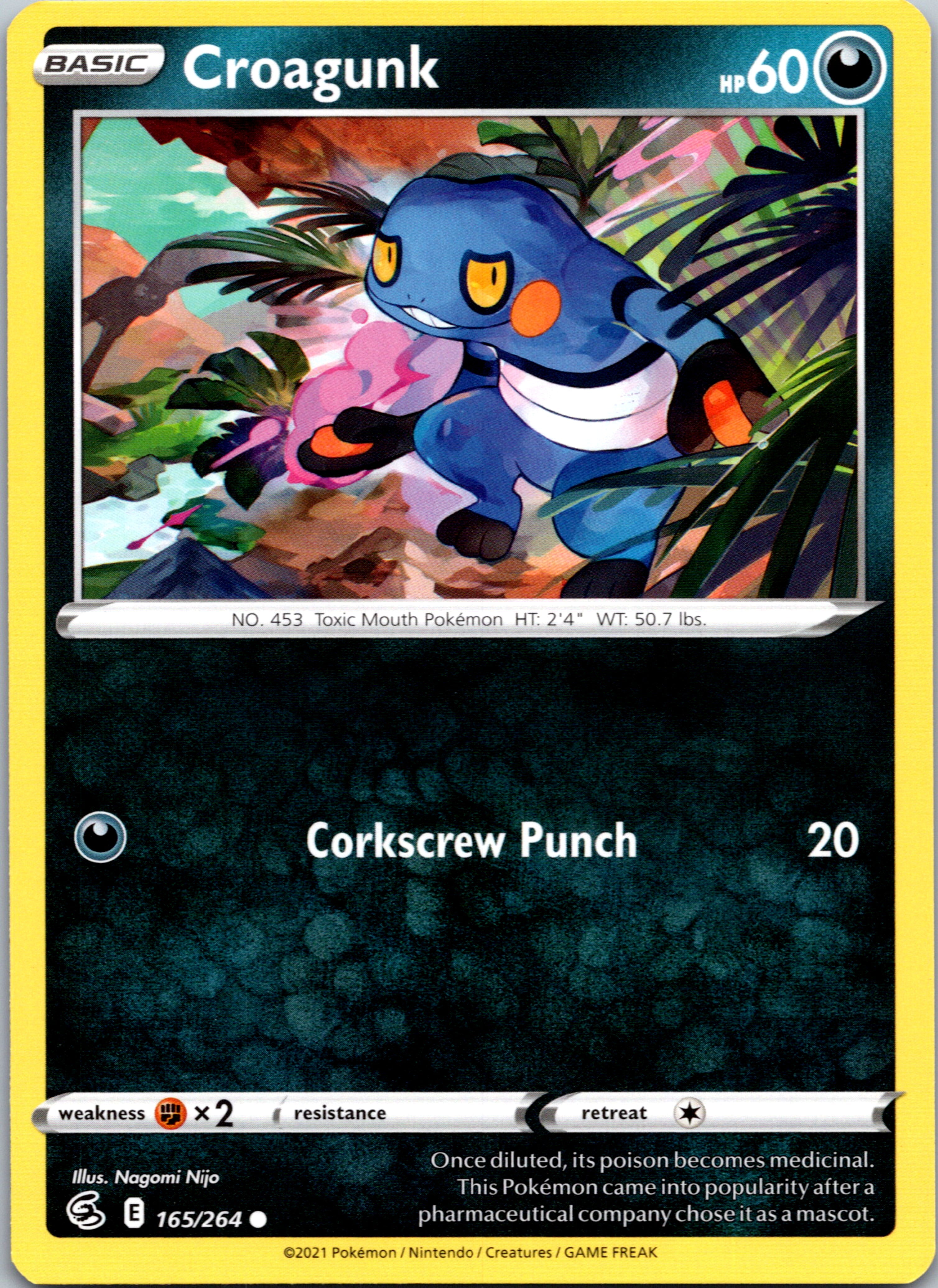 Croagunk (165/264) [Sword & Shield: Fusion Strike]