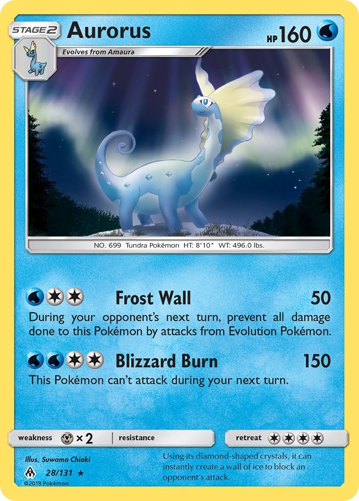 Aurorus [28/131] [SM - Forbidden Light] Reverse Holofoil