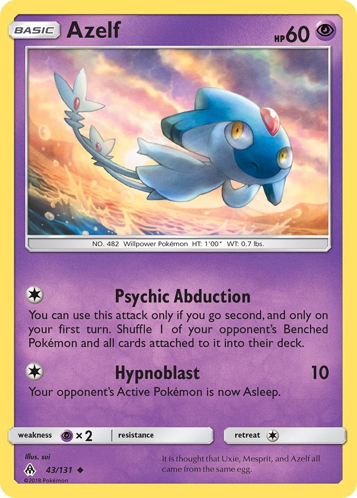 Azelf [43/131] [SM - Forbidden Light] Reverse Holofoil