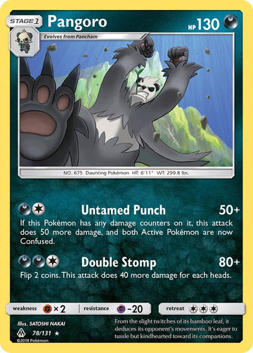 Pangoro [78/131] [SM - Forbidden Light] Reverse Holofoil