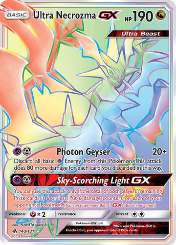 Ultra Necrozma GX (Secret) (140/131) [SM - Forbidden Light]