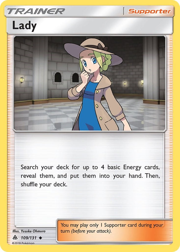 Lady [109/131] [SM - Forbidden Light] Reverse Holofoil