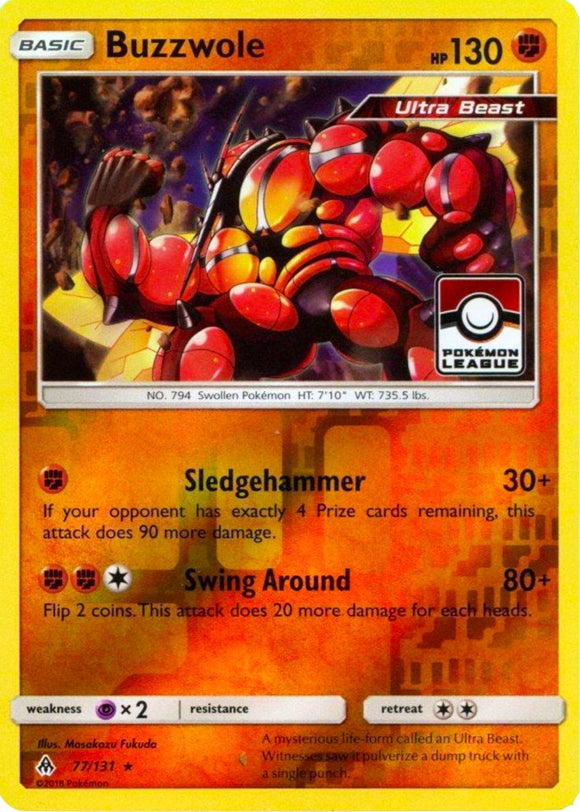 Buzzwole (077/131) (League Promo) [Sun & Moon: Forbidden Light]