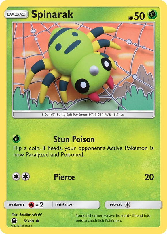 Spinarak (005/168) [Sun & Moon: Celestial Storm]