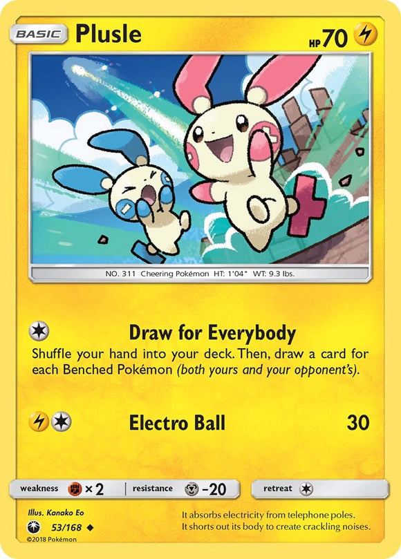 Plusle [53/168] [Celestial Storm] Reverse Holofoil