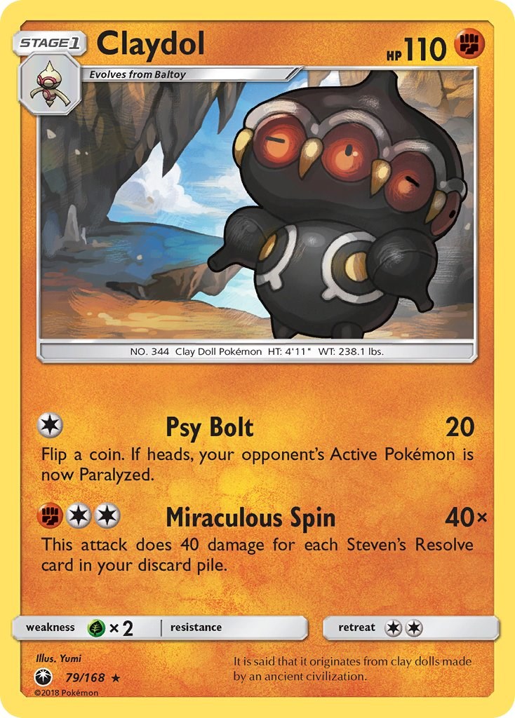 Claydol [79/168] [Celestial Storm] Reverse Holofoil