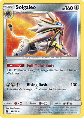 Solgaleo [99/168] [Celestial Storm] Reverse Holofoil