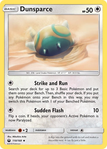 Dunsparce [110/168] [Celestial Storm] Reverse Holofoil