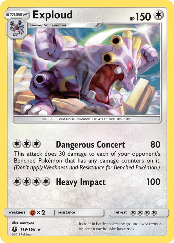 Exploud [119/168] [Celestial Storm] Reverse Holofoil