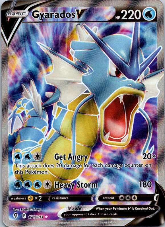 Gyarados V (171/203) [Sword & Shield: Evolving Skies]