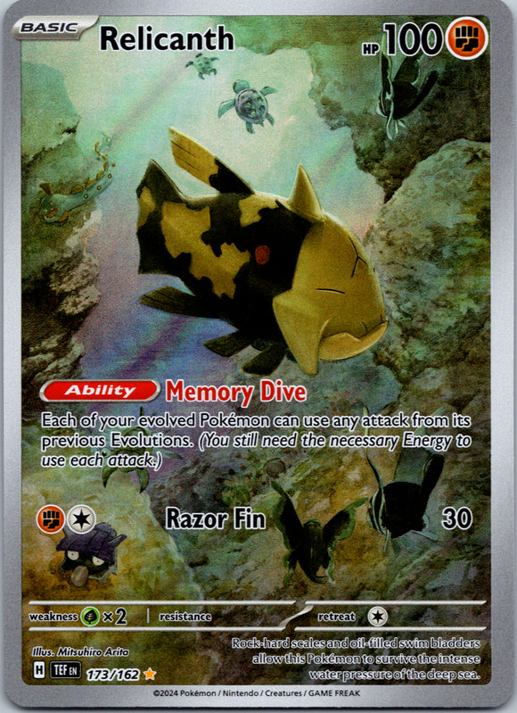 Relicanth [173/162] - (Temporal Forces) Holofoil