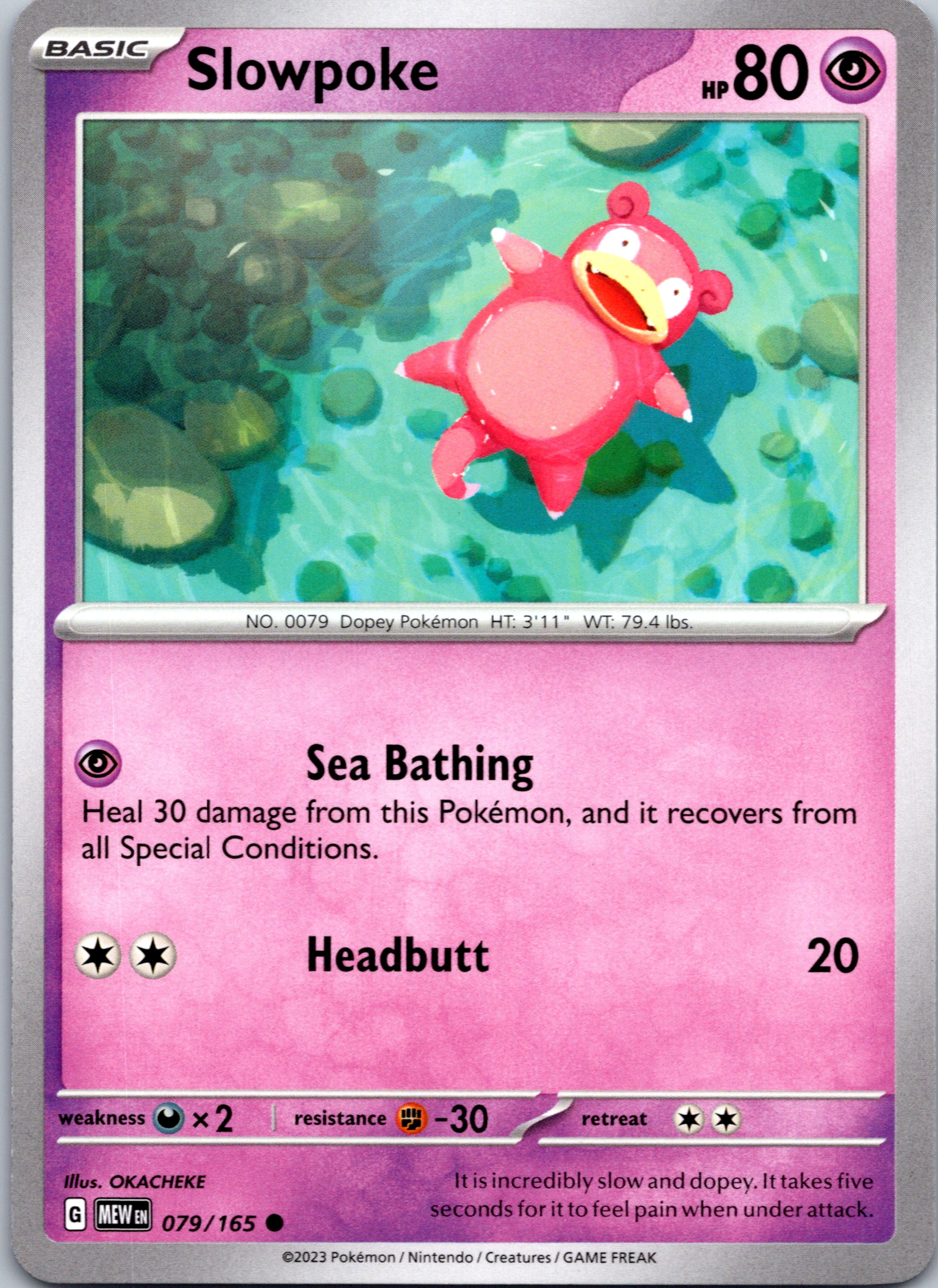 Slowpoke (079/165) [Scarlet & Violet:  151]