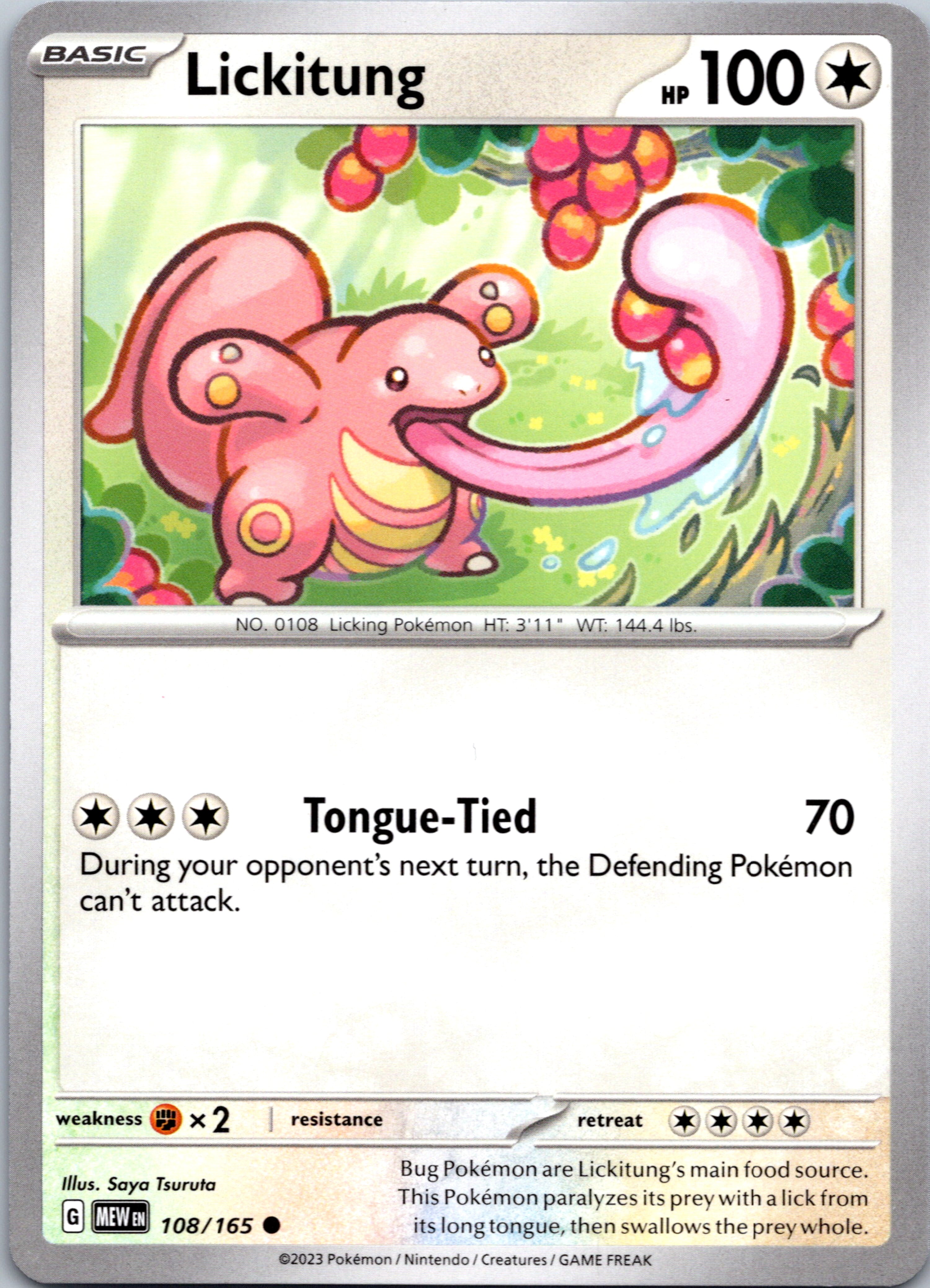 Lickitung (108/165) [Scarlet & Violet:  151]