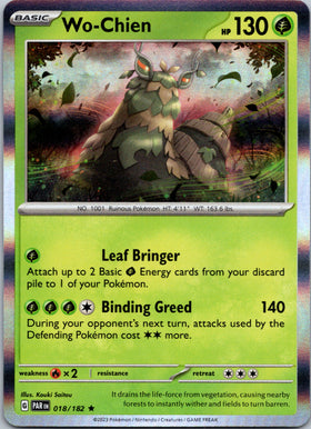 Wo-Chien (018/182) - [Scarlet & Violet: Paradox Rift] Holofoil