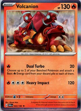 Volcanion (022/182) - [Scarlet & Violet: Paradox Rift] Holofoil
