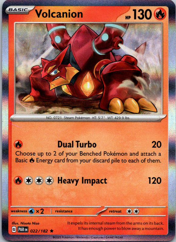 Volcanion (022/182) - [Scarlet & Violet: Paradox Rift] Holofoil