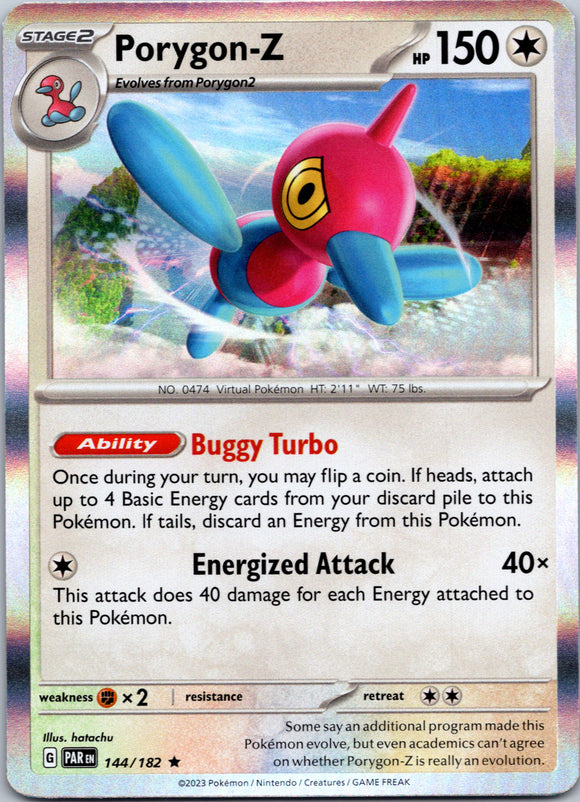 Porygon-Z (144/182) - [Scarlet & Violet: Paradox Rift] Holofoil