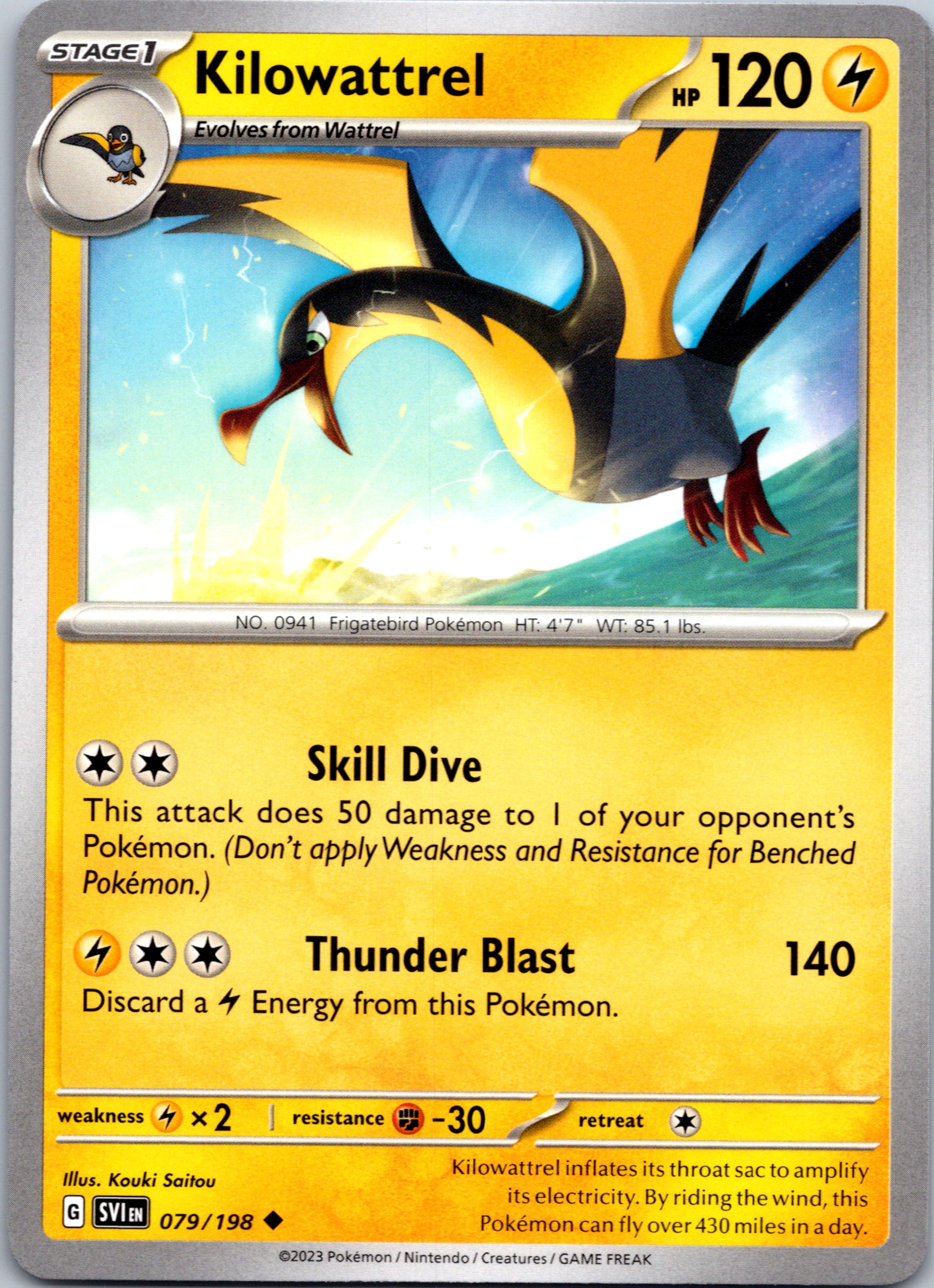 Kilowattrel (079/198) [Scarlet & Violet: Base Set]