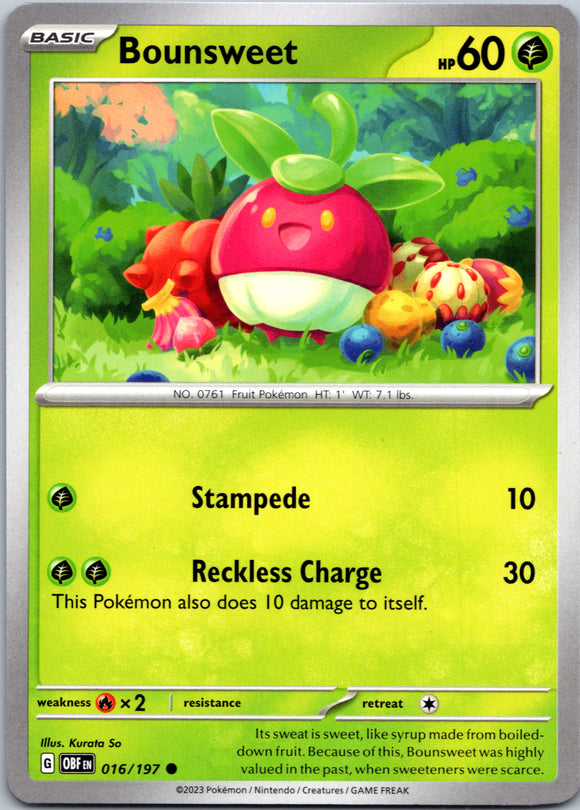 Bounsweet (016/197) [Scarlet & Violet: Obsidian Flames]